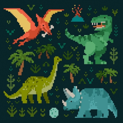 Picture of PIXEL DINOS V