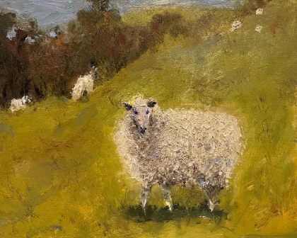 Picture of SHEEP IN FIELD III