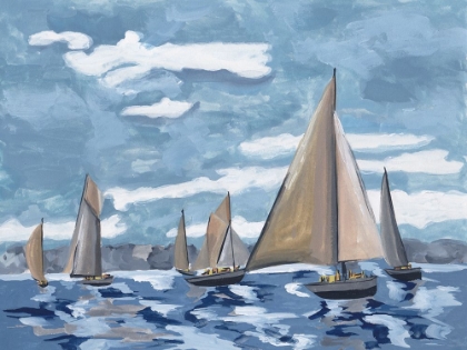 Picture of BOATS AT SEA II