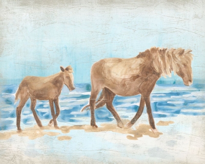 Picture of HORSES ON THE BEACH I