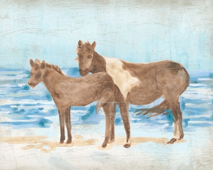 Picture of HORSES ON THE BEACH II