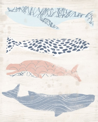 Picture of PATTERNED WHALE POD I