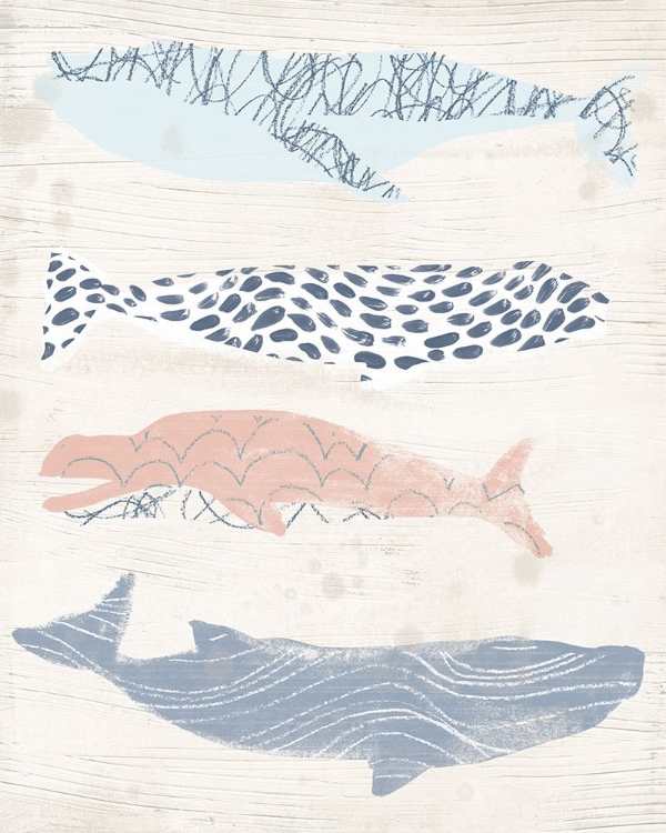 Picture of PATTERNED WHALE POD I