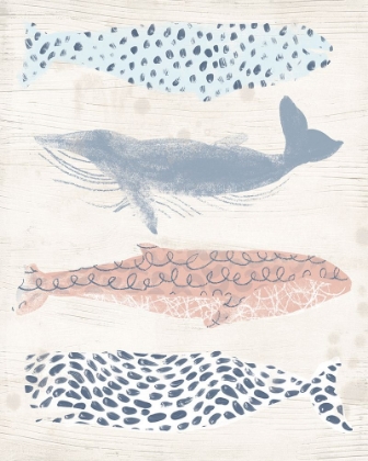 Picture of PATTERNED WHALE POD II