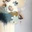 Picture of ABSTRACTED BLUE BLOOMS