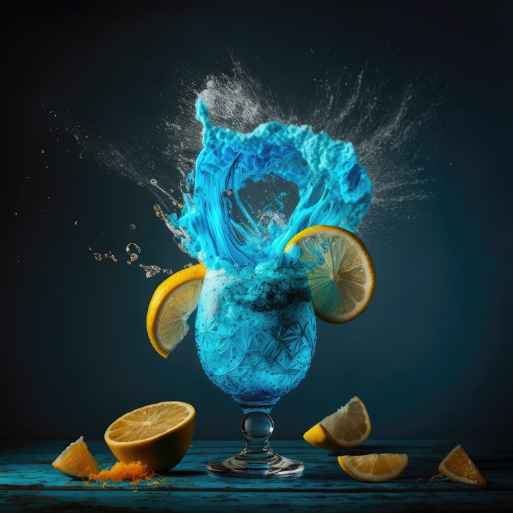 Picture of BLUE LAGOON TROPICAL COCKTAIL