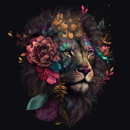 Picture of ETHEREAL PETALS LION
