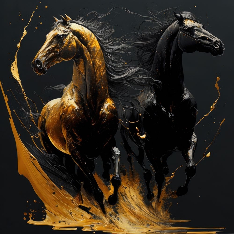Picture of GOLDEN ALLIANCE, HORSES