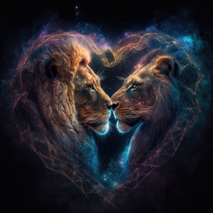 Picture of LION GALAXY LOVE