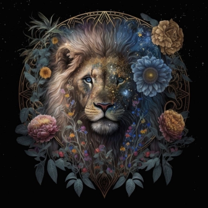 Picture of MIDNIGHT BLOOM LION