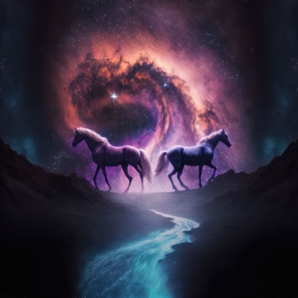 Picture of PLANET OF STARS, HORSES