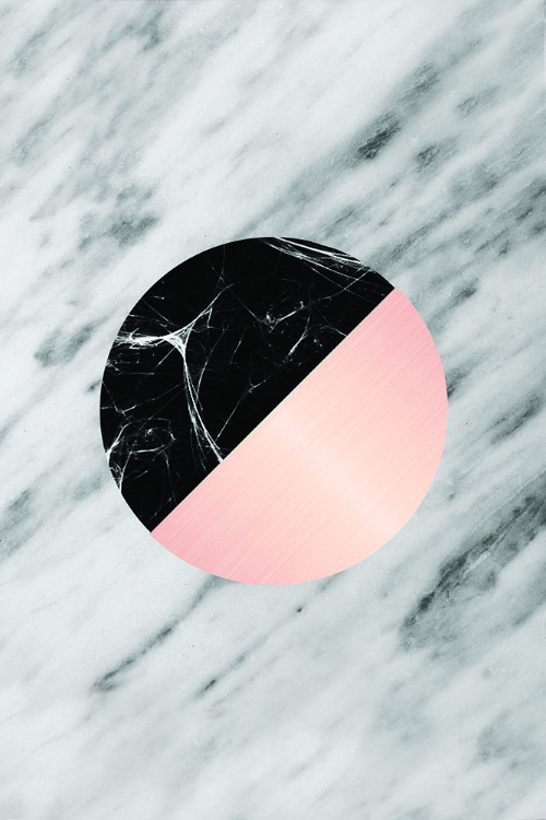 Picture of CARRARA ITALIAN MARBLE BLACK AND PINK