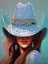 Picture of HONKY-TONK COWGIRL - BLUE