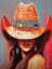 Picture of HONKY-TONK COWGIRL - CORAL
