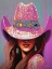 Picture of HONKY-TONK COWGIRL - PINK