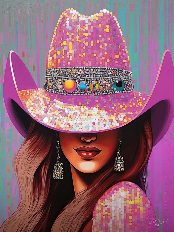 Picture of HONKY-TONK COWGIRL - PINK