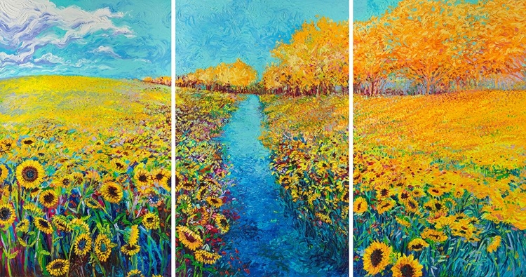 Picture of SUNFLOWER TRIPTYCH