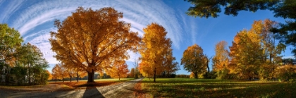 Picture of AT COUNTRYSIDE RURAL ROAD NEW ENGLAND PANORAMA