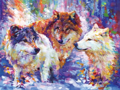 Picture of COLORFUL WOLF PACK