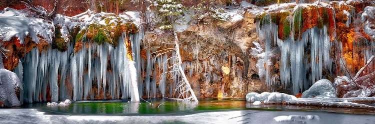 Picture of HANGING LAKE COLORADO WINTER PANORAMA