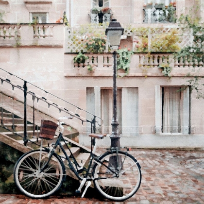 Picture of PINK BIKE IN PARIS