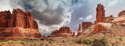 Picture of RED ROCK COUNTRY IN CANYONLANDS AND ARCHES NATIONAL PARKS PANORAMA