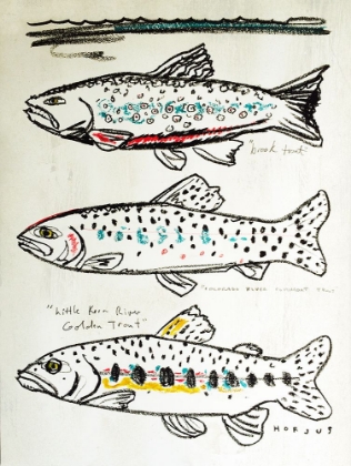 Picture of THREE TROUT