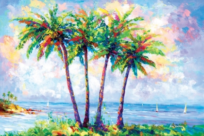 Picture of TROPICAL BEACH WITH PALM TREES III