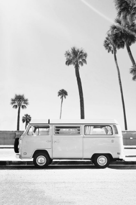 Picture of VAN IN BLACK AND WHITE