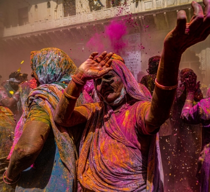 Picture of WIDOWS HOLI - VRINDAVAN-12