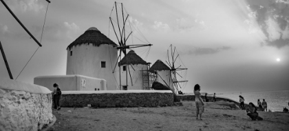 Picture of WINDMILLS OF MYKONOS, GREECE I
