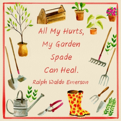 Picture of GARDEN SAYING I