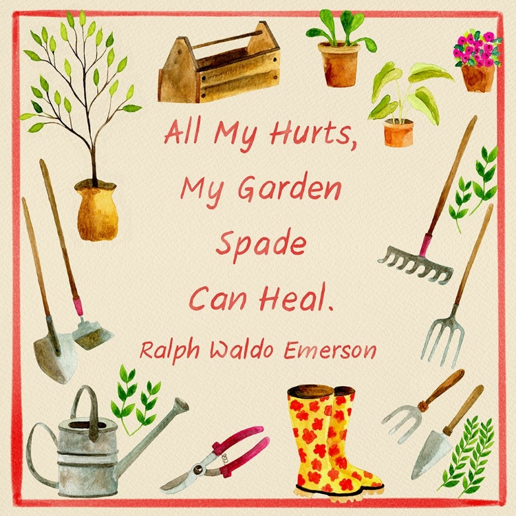 Picture of GARDEN SAYING I