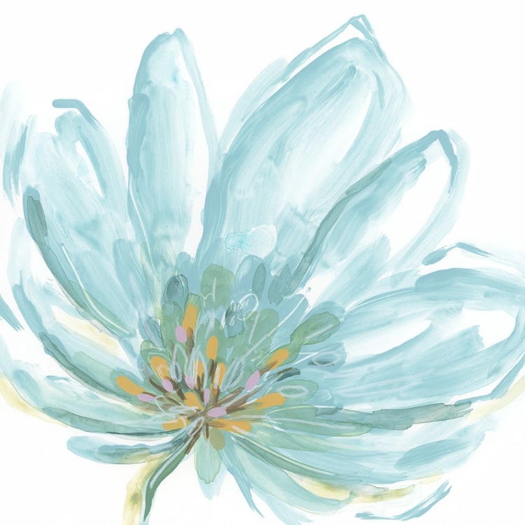 Picture of BLUE FLORAL BLOOM I