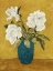 Picture of FLOWER TRIO IN BLUE VASE I