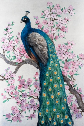 Picture of PEACOCK AND BLOSSOM I