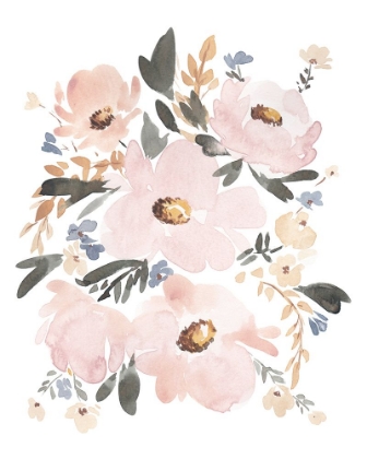 Picture of SOFT PINK FLOWERS II