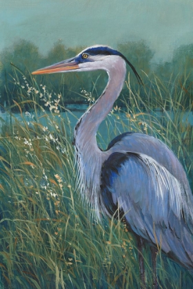 Picture of WADING HERON I