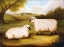 Picture of TWO SHEEP IN A LANDSCAPE