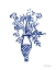Picture of BLUE VASES V