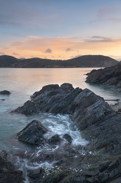 Picture of JAGGED ROCKS AT DECEPTION PASS