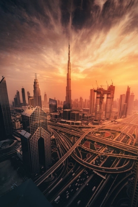 Picture of DUBAIS FIERY SUNSET