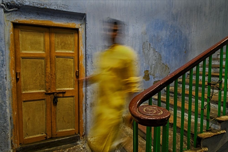 Picture of MAN IN STAIR CASE