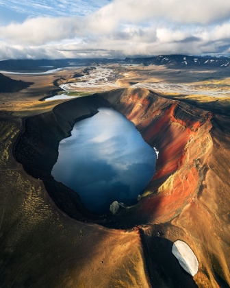 Picture of COLORFUL LAKES OF THE HIGHLANDS - ICELAND