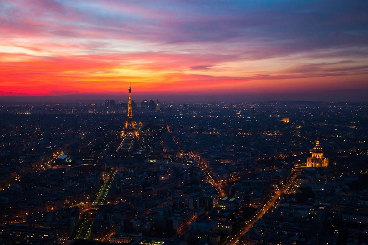 Picture of PARIS SUNSET FROM MONTPARNASSE