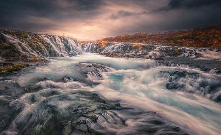 Picture of SUNSET AT BRUARFOSS