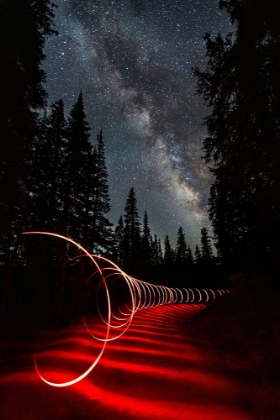 Picture of LIGHT PAINTING UNDER THE MILKY WAY
