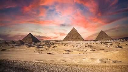 Picture of THE 9 PYRAMIDS OF GIZA
