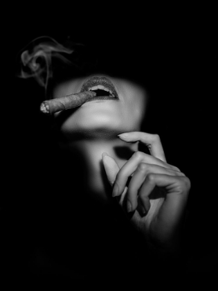 Picture of WOMAN WITH A CIGAR