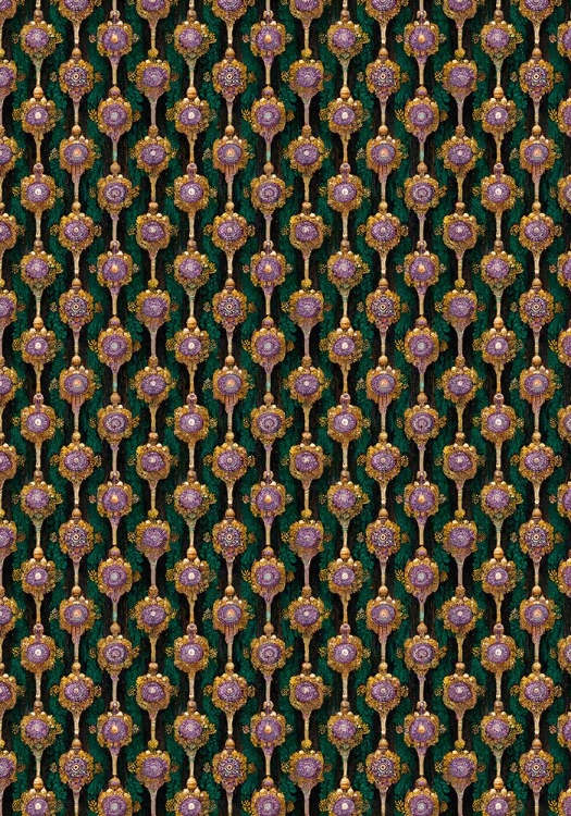 Picture of GOLDEN ORNAMENTS PATTERN